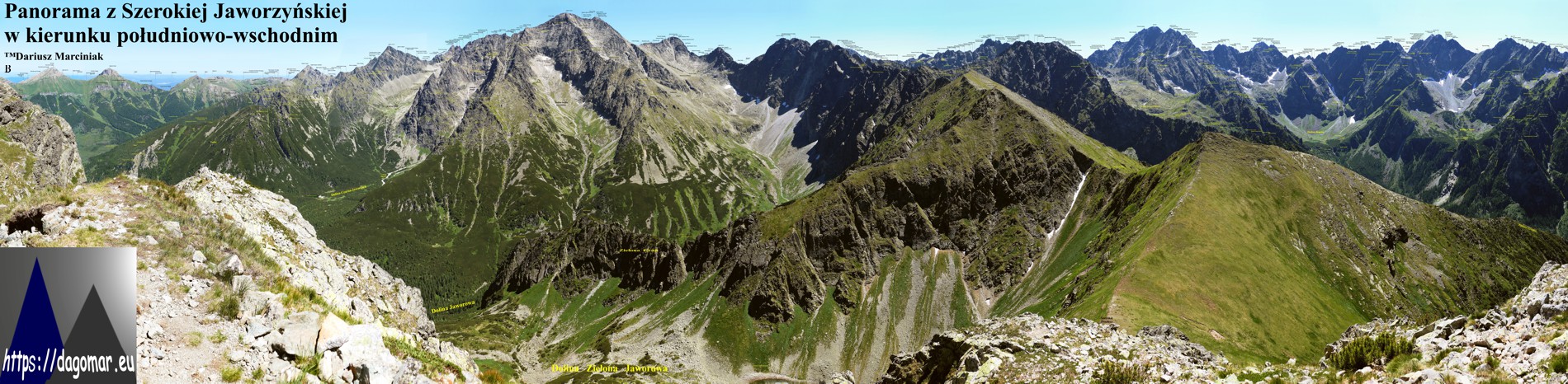 panorama z Szerokiej Jaworzyńskiej